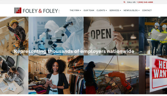Foley & Foley PC Employment Law Website Design