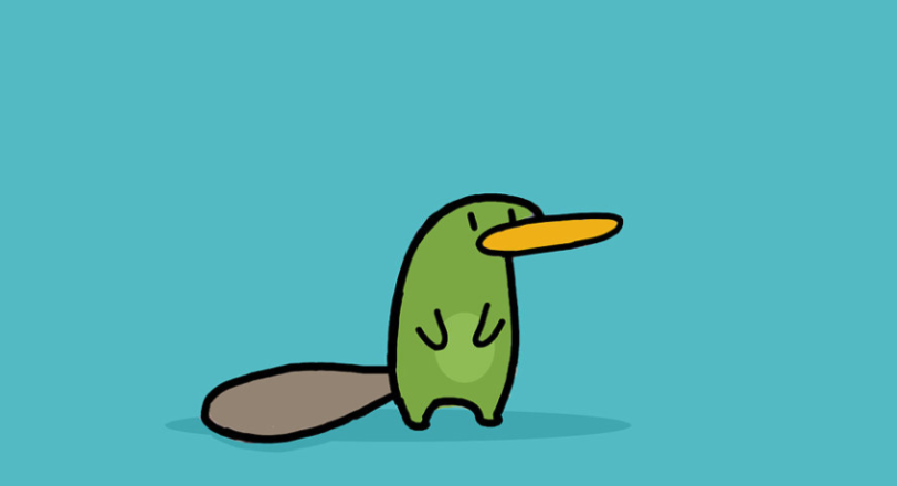 Duckbill Platypus by Sebastien Millon