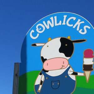 Logo and Website Development for Cowlicks Dairy Bar