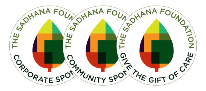Sponsor Badges for The Sadhana Foundation